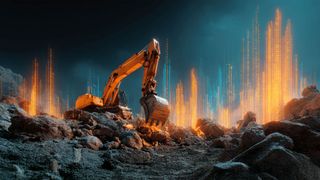 Sollen Distributoren wie digitale Bagger möglichst viele Technologiefelder abdecken, oder ist es klüger, sich tief in Spezialbereiche hineinzubohren? (Bild: © Anoo - stock.adobe.com / KI-generiert)