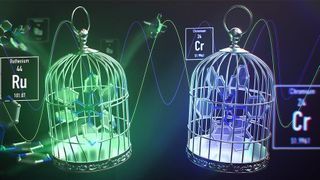 Radicals generated by light can only unfold their reactivity as soon as they break out of a kind of cage that the solvent forms around them. Researchers in Basel show how to make this cage escape more successful and how it leads to more efficient photochemistry. (Source: University of Basel/ Jo Richers)
