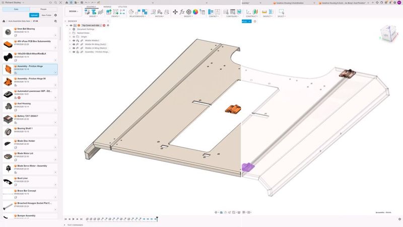 Autoassemble intelligently combines components into assemblies. (Image:Autodesk)