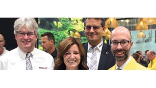 Sandy Moffat, CMO CNC Software, Inc., Meghan West, CEO CNC Software, Inc., Andreas Stute, Geschäftsführer InterCAM-Deutschland GmbH und Sandvik Coromant  (Intercam)