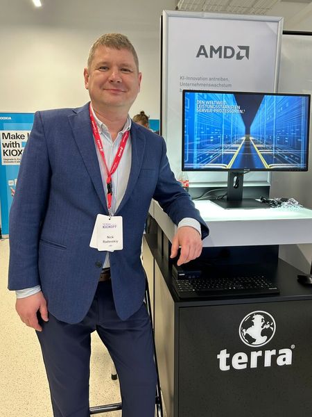 Für AMD war Nick Radovskiy zu Wortmann angereist. (Bild: Vogel IT-Medien GmbH)
