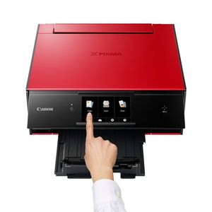 Der Touchscreen des Pixma TS9050 misst fünf Zoll.