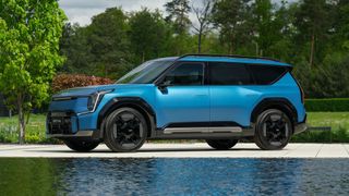 Der Kia EV9 startet zum Jahresende in Deutschland. (Bild: Kia)