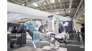 Darauf kann angestoßen werden! Die Messe München wird nämlich Anfang März 2027 die Automatica nach China bringen. Und zwar nach Shanghai. Ob dieser Barkeeper-Roboter auch vor Ort sein wird, ist (noch) nicht bekannt ... (Bild: Messe München)
