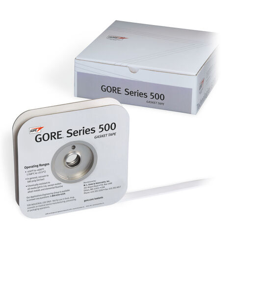 The new Gore Series 500 gasket tape. The company launched the first gasket tape made of expanded PTFE (ePTFE) back in 1971. (Picture: Gore)