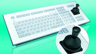 Die Eingabetastatur TKS-105a-JSTb-Modul hat einen integrierten Joystick zur Cursorsteuerung. Bild: Gett (Archiv: Vogel Business Media)