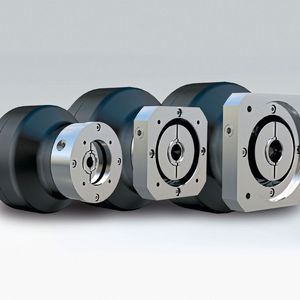 Aktuell ist das Neco-Getriebe in fünf Baugrößen verfügbar: 25, 42, 80, 125 und 160.(Bild:  Nabtesco)