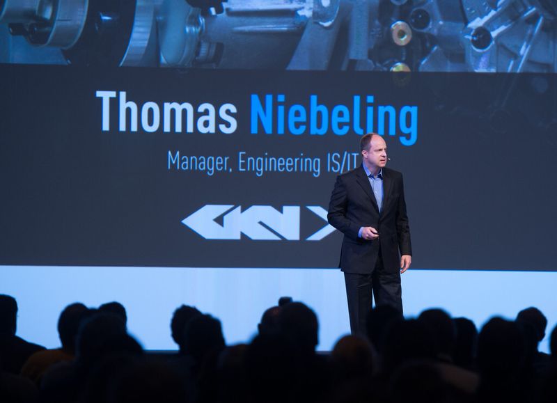 Thomas Niebeling vom deutschen Automobilzulieferer GKN. (PTC)