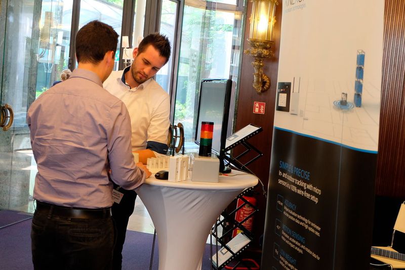 Kinexon, München, befasst sich mit Trackingtechnologien und Bewegungssensorik für Industrie, Logistik und Sport.  (Bild: Schreier)