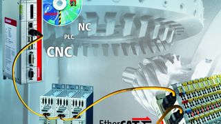 Das Echtzeit-Ethernet-System Ethercat ermöglicht laut Beckhoff hohe Kommunikationsgeschwindigkeit von der PC-Steuerung bis zu den digitalen Antrieben. (Archiv: Vogel Business Media)