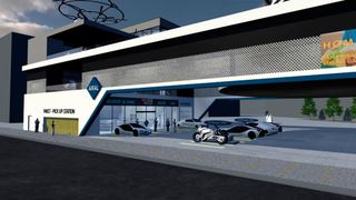 So kann sich Aral die Tankstelle der Zukunft vorstellen. (Bild: Auto-Medienportal.Net/Aral)