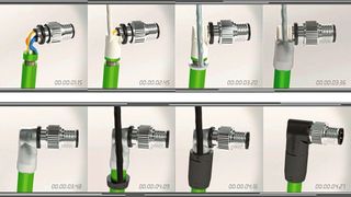 Kunststoff, Metall, Kunststoff – nahtlos und sicher – die Advanced Shielding Technology ermöglicht eine robuste und zuverlässige Daten-, Signal- und Leistungsübertragung. (Phoenix Contact)