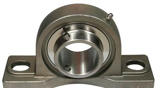 Hecht bietet Edelstahl-Stehlager, beispielsweise für die Lebensmittel- und Pharmaproduktion. (Hecht)