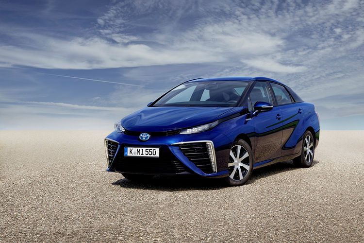 Der Toyota Mirai: das Brennstoffzellenfahrzeug kam 2014 auf den japanischen Markt. (Toyota)