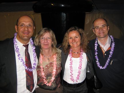 Thomas Ramisch von ELCom Ramisch (li.) Susanne Forster, Dr. Adelheid Werner und Gerhard Forster (Archiv: Vogel Business Media)