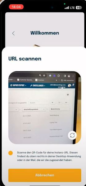 Seventhings ermöglicht auch die Inventarisierung mit Smartphones und Etiketten-Scannern. (Bild: Joos - Seventhings)