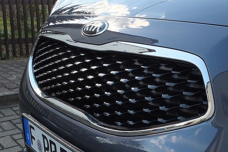 Die neckischen 3D-Elemente im Kühlergrill sind die einzige Design-Spielerei, die sich der Microvan erlaubt. (Foto: Rosenow)