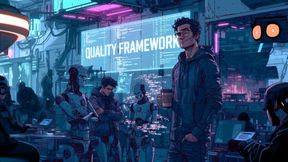KI-Agenten brauchen ein solides Quality Framework. (Bild: Midjourney / KI-generiert)