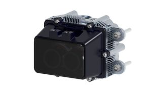 Kompakter Lidar-Sensor ohne bewegliche Teile: Der ibeoNEXT hat eine Reichweite von 260 m bei einer räumlichen Auflösung von 0,05 Grad. (Ibeo)