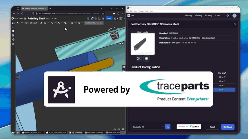 Trace-Parts und Leo AI arbeiten gemeinsam daran, die Suche nach Bauteilen für Maschinenbauingenieure zu optimieren.(Bild:  Trace-Parts)