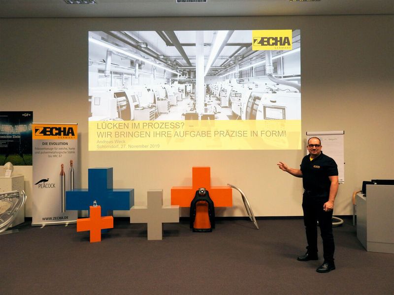 Andreas Weck (Zecha) während des Workshops. (Zecha)