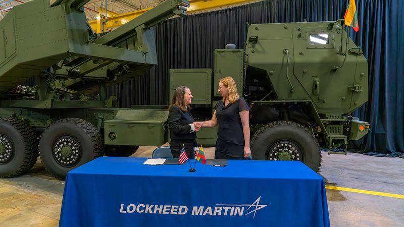 Lockheed Martin and Lithuania’s Ministry of National Defence sign a joint statement to deepen cooperation on security, defence and industrial opportunities.(Source:  Lockheed Martin Corporation)
