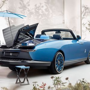 Der Rolls Royce als Deluxe-Picknickmobil.(Bild:  Rolls Royce)
