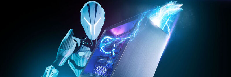 Der Medion-Gaming-PC Erazer Enforcer X10 arbeitet mit einem Intel-Core-i9-13900K-Prozessor der 13. Generation.