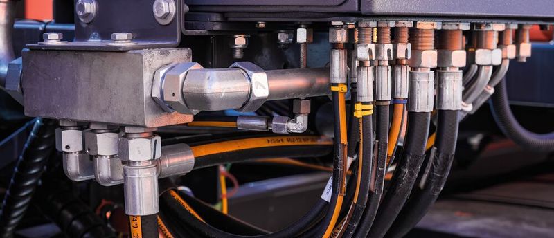 Hydraulikschlauchleitungen müssen sicher funktionieren und regelmäßig geprüft werden. Das Full-Service-Konzept von Schmitter Hydraulik soll das erleichtern. (Bild: ©  Konstantin - stock.adobe.com)