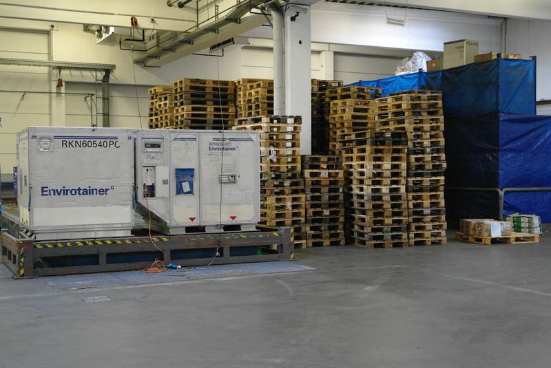 Envirotainer - ein Kühlcontainer mit autonomer Energieversorgung. (Bild: Schreier)