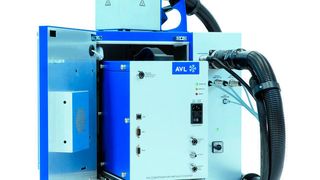 Das neu entwickelte Abgasmessgerät „APCplus“ hat eine um 20 Prozent verbesserte Leistung, um kleinste Partikel schneller und präziser zu messen.  (AVL)