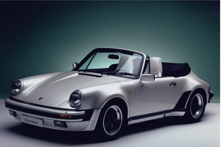 Auch im Turbolook ein Hingucker. Ein Cabrio aus dem Jahr 1985. (Porsche)