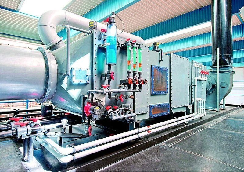 Bild 2: Anlagenmodul zur Abluftreinigung und Wärmerückgewinnung. Eine von der Anlagenauslastung unabhängige Wärmerückgewinnung verringert die Gefahr einer unwirtschaftlichen Investition. Bild: Thoma (Archiv: Vogel Business Media)
