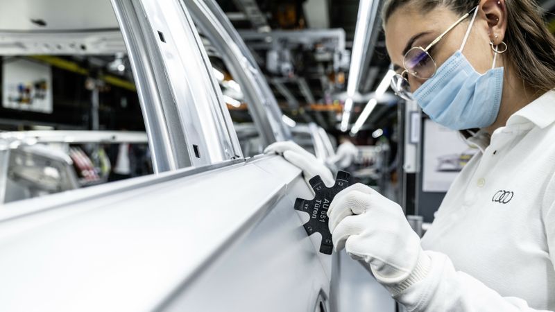Audi gibt am Standort Neckarsulm  Einblicke in Ausbildung und duales Studium.(Bild:  Audi AG)