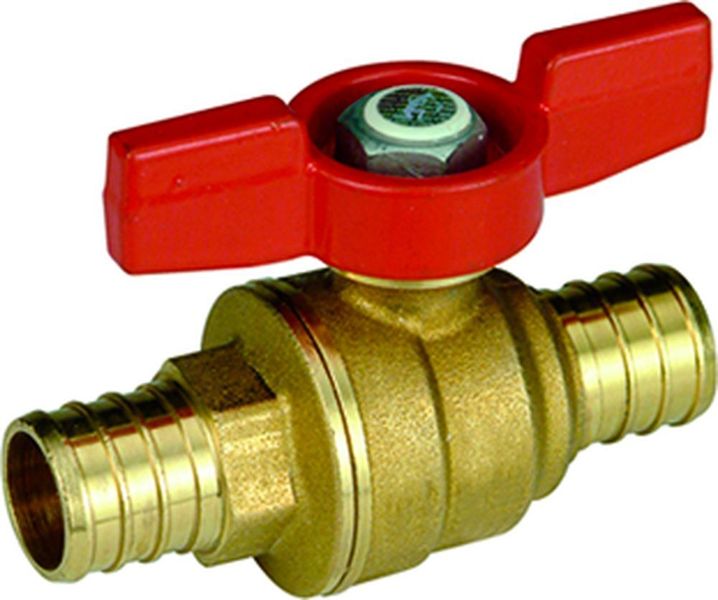 Beispiel für die Arten von Fittings für das neue Verteilersystem von Giacomini. Insgesamt stehen über 15 verschieden aus Pressmessing des Werkstoffs CW617N zur Auswahl. (Giacomini)