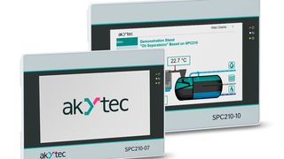 Das SPC210 von Akytec vereint die Funktionalitäten einer SPS und eines HMI in einem einzigen kompakten Gerät. (Bild: Akytec)