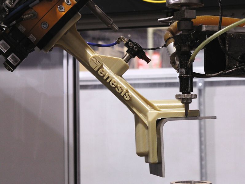 FDM-Greiferendeffektor für den Wasserstrahleinsatz (Bild: Stratasys)