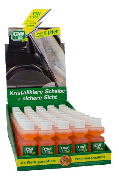 Den Reiniger CW Classic gibt's in einem Thekenaufsteller – für das schnelle Geld neben der Kasse. (Bild: Dr. Wack)