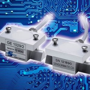 Der Aufpresssensor vom Typ GE1029 zur permanenten Dehnungsmessung an Holmen und Säulen wird paarweise montiert.