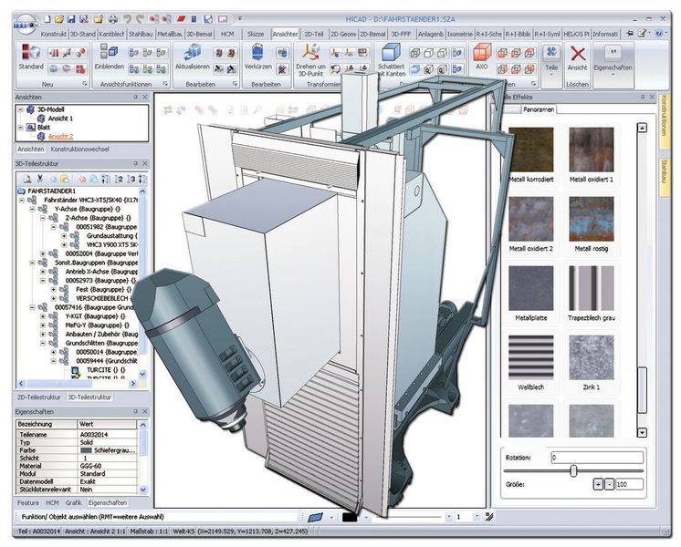 Für den innovationsfreudigen Maschinenbauer AXA ist die Möglichkeit, im CAD Elemente verschiedener Branchen zu kombinieren, Voraussetzung. (Archiv: Vogel Business Media)