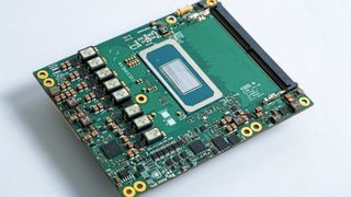 Rückseite des Seco-SOMs COMe-BT6-PTL: Das COM-Express-Typ-6-Modul integriert Intels topaktuelle Core-Ultra-Series-3-CPU. (Bild: Seco)