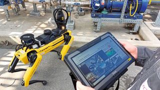 Getac F110-EX: Sicherheit für automatisierte Inspektionsrouten im Evonik-Innovation-Project (Bild: Evonik)