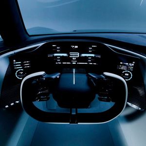 Das Cockpit ist noch recht futuristisch.(Bild:  Lexus)
