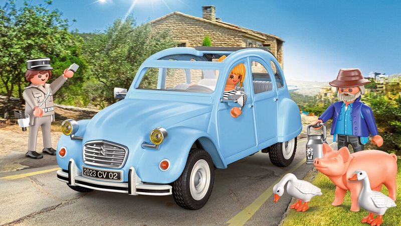 Auch Spielzeughersteller Playmobil hat das ikonische Auto in sein Portfolio aufgenommen. (Bild: Citroën)