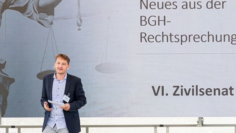 Thomas Offenloch, BGH-Richter VI. Senat, hat die Sachverständigenhonorare im Fokus.  