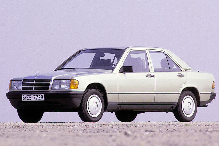 ... Mercedes 190, der  „Baby Benz“, ... (Foto: Daimler)