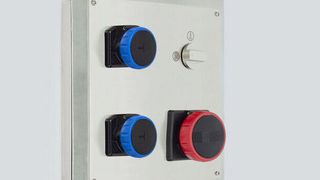 The wall installation socket panels in the 8150/5-V88 series are expanding the R. Stahl product portfolio for clean rooms. (Source: R. Stahl )