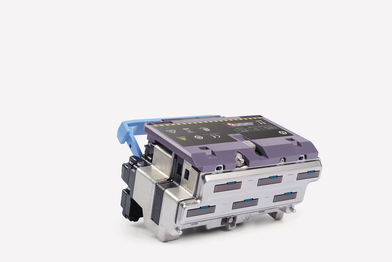 Anders als andere Tintenstrahltechnologien ermöglicht der HP PageWide XL Druckkopf eine äußerst dichte Düsenanordnung, um eine hohe Geschwindigkeit und Qualität zu gewährleisten. (Bild: HP)