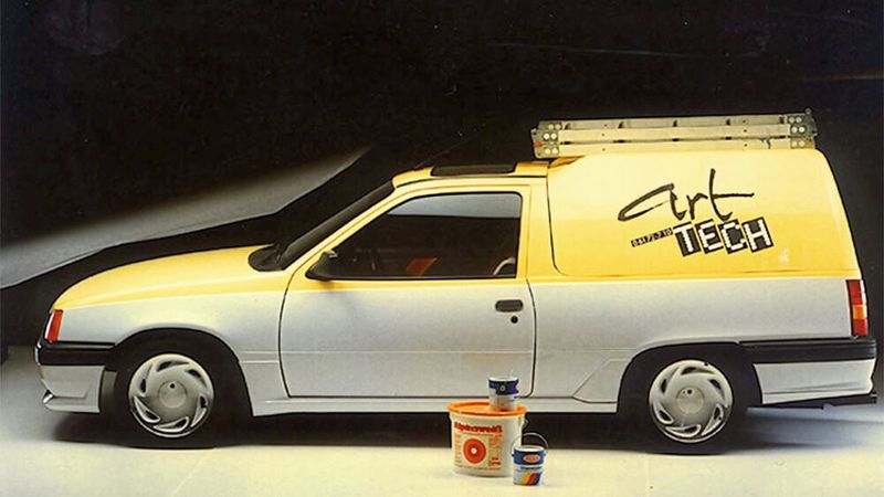 Ende der Achtzigerjahre erhielt Kamei von Opel den Auftrag, ein voll umwandelbares Fahrzeug auf Basis des Kadett E-Caravan zu entwickeln. Das daraus resultierende Multicar war Hardtop-Kombi, Pick-up, Van und Cabriolet in einem. Das neue Konzept sollte eine völlig neue Verbraucherbasis ansprechen. (Bild: Kamei)