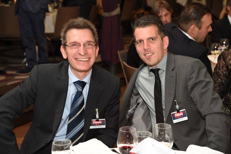 (l.) Torsten Seiferth, Action Europe, und Thorsten Drewes, Ebertlang (Bild: IT-BUSINESS / Hannes Magerstädt )